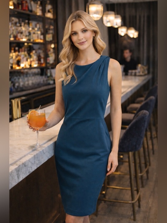 Jason Wu Dresses & Skirts - Jason Wu Draped Sleeveless Sheath Dress - Size 8